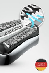 Braun 3 Serisi Tıraş Makinesi Yedek Başlık 32S (Gümüş) - 4