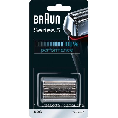 Braun 5 Serisi Tıraş Makinesi Yedek Başlığı 52S (Gümüş) - 1