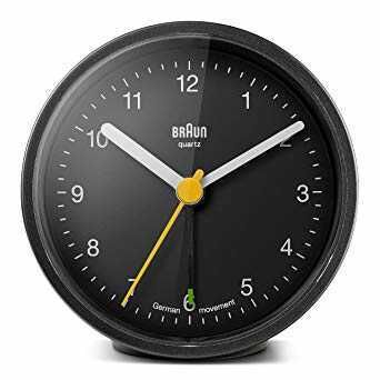 Braun BNC012BKBK Alarmlı Masa Saati Siyah - 1