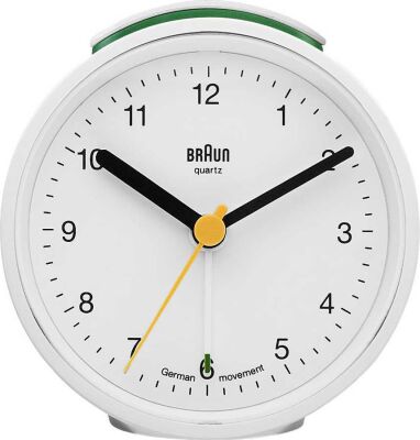 Braun BNC012WHWH Alarmlı Masa Saati Beyaz - 1