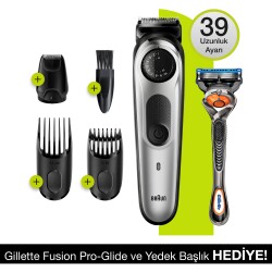 Braun BT 5265 Saç&Sakal Şekillendirici + Gillette Hediye - Braun
