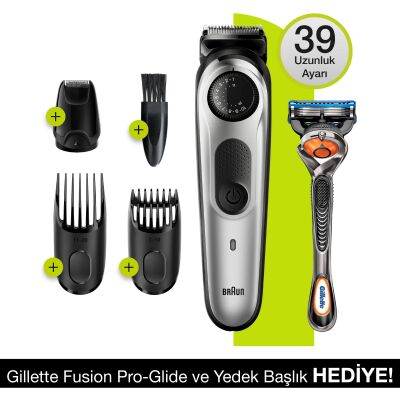 Braun BT 5265 Saç&Sakal Şekillendirici + Gillette Hediye - 1