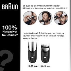 Braun BT 5265 Saç&Sakal Şekillendirici + Gillette Hediye - 2