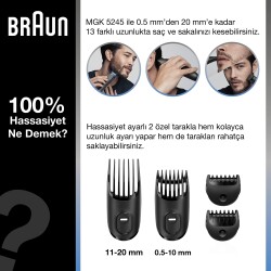 Braun MGK 5245 Erkek Bakım Kiti 7in1 Şekillendirici + Gillette Hediye - 2