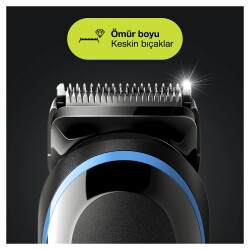 Braun MGK 5280 Erkek Bakım Kiti 9in1 Şekillendirici + Gillette Hediye - 4