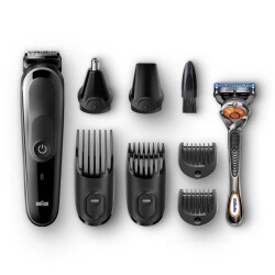 Braun MGK5060 Erkek Bakım Kiti AutoSense Teknoloji Kablosuz Islak&Kuru 8in1 Şekillendirici +Gillette - 5