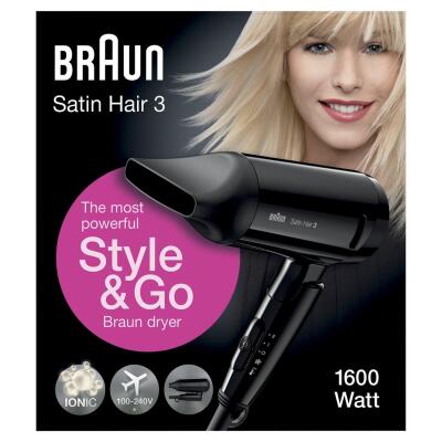 Braun Satin Hair 3 Style & Go HD350 1600W Saç Kurutma Makinesi  - 7