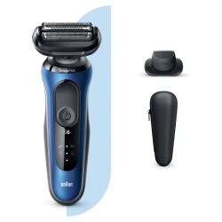 Braun Seri 6 B1200s Kablosuz Tıraş Makinası, SensoFlex, EasyClick Islak & Kuru - Braun