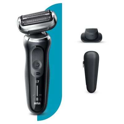 Braun Seri 7 N1200s Kablosuz Tıraş Makinası, AutoSence, 360° Flex, EasyClick Islak & Kuru - 1