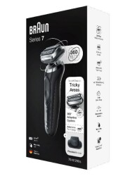 Braun Seri 7 N1200s Kablosuz Tıraş Makinası, AutoSence, 360° Flex, EasyClick Islak & Kuru - 6