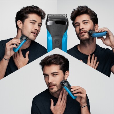 Braun Series 3 310 BT BLUE 3’ü 1 Arada Sakal Şekilendirici ve Tıraş Makinesi - 3