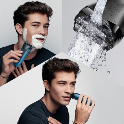 Braun Series 3 310 BT BLUE 3’ü 1 Arada Sakal Şekilendirici ve Tıraş Makinesi - 4