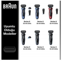 Braun Series 5 53B Tıraş Makinesi Yedek Başlığı - Siyah - 2