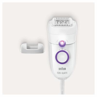 Braun Silk-épil 5 5505 Kablolu Kuru Kullanım Epilatör, Smartlight, Daraltıcı Başlık - 4
