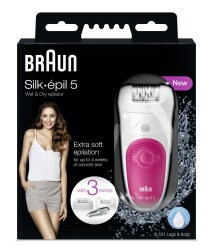 Braun Silk-épil 5 5531 Islak ve Kuru Kablosuz Epilatör - 5