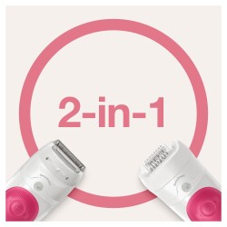 Braun Silk-épil 5 5600 SensoSmart, Kablosuz, Islak&Kuru, 3 Ek Parçalı, 2'si 1 Arada Epilatör - 4