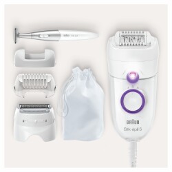 Braun Silk-épil 5 5825 3'ü 1 Arada Kablolu Kuru Kullanım Epilatör + Bikini Trimmer - 5