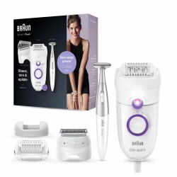 Braun Silk-épil 5 5825 3'ü 1 Arada Kablolu Kuru Kullanım Epilatör + Bikini Trimmer - 6