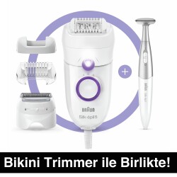 Braun Silk-épil 5 5825 3'ü 1 Arada Kablolu Kuru Kullanım Epilatör + Bikini Trimmer - 9