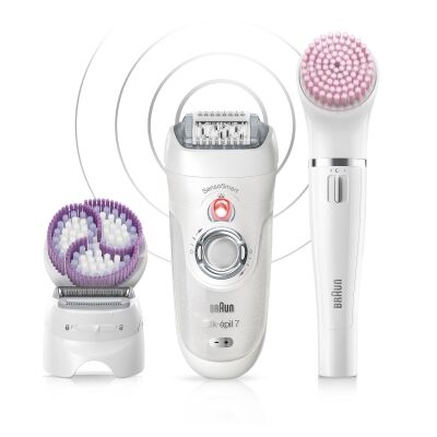 Braun Silk-épil 7885,SensoSmart, Islak&Kuru, 6 Ek Ataçmanlı, Epilatör - 1