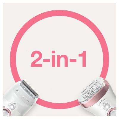 Braun Silk-épil 9 9730 SensoSmart, Kablosuz, Islak&Kuru, 2 Ek Parçalı, 2'si 1 Arada Epilatör - 4