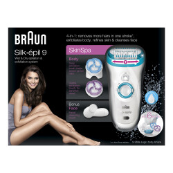 Braun Silk-épil 9 9969 E Sonic Peeling Sistemi Epilatör / Epilasyon + Yüz Fırçası - 3
