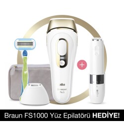 Braun Silk·Expert PL5129 Yeni Nesil IPL 400.000 Atımlı+ Braun FS 1000 Mini Düzeltici