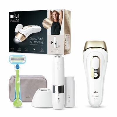Braun Silk·Expert PL5129 Yeni Nesil IPL 400.000 Atımlı+ Braun FS 1000 Mini Düzeltici - 6