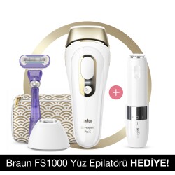 Braun Silk·Expert PL5139 Yeni Nesil IPL 400.000 Atımlı+ Braun FS 1000 Mini Düzeltici
