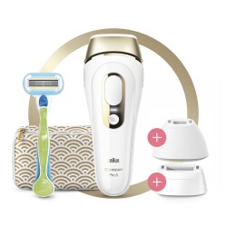 Braun Silk·Expert PL5237 Yeni Nesil IPL 400.000 Atımlı IPL, 2 Başlıklı Tüy Alma Cihazı