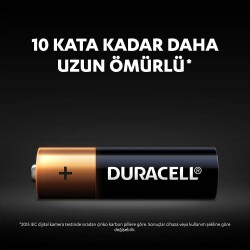 Duracell Alkalin AA Kalem Piller, 10’lu paket - 4