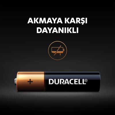 Duracell Alkalin AAA Piller, 1,5 V LR03/MN2400, 6’lı paket - 5