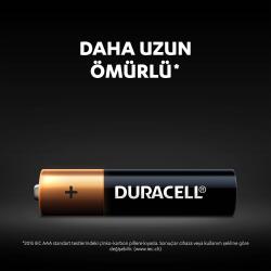 Duracell Alkalin AAA Piller, 1,5 V LR03/MN2400, 6’lı paket - 3