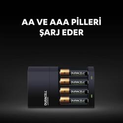 Duracell CEF 14 Şarj Aleti + 2'şer adet AA ve AAA Pil (Duracell 4 saat Şarj Cihazı, 1 adet) - 3