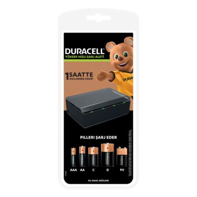 Duracell CEF 22 Şarj Aleti (Duracell 1 saat Şarj Cihazı, 1 adet) - 1