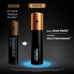 Duracell Optimum AAA Alkalin Pil, 1,5 V LR03 MN2400, 6’lı paket - 2
