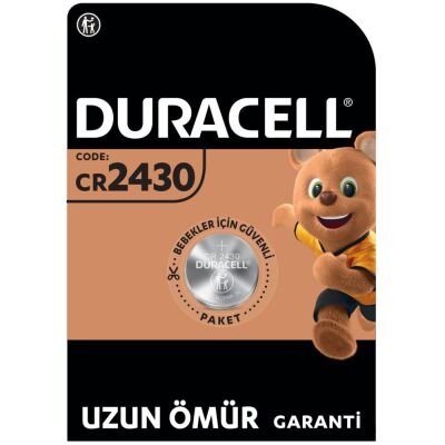 Duracell Özel 2430 Lityum Düğme Pil 3V (DL2430/CR2430) - 1