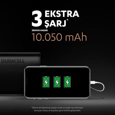 Duracell Powerbank 10500 Mah, Yeni Nesil Hızlı Şarj Teknolojili - 3