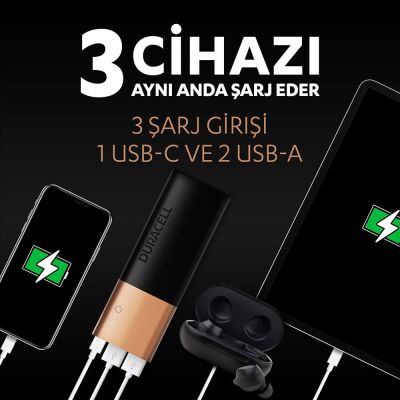Duracell Powerbank 20100 Mah, Yeni Nesil Hızlı Şarj Teknolojili - 4