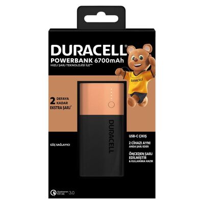 Duracell Powerbank 6700 Mah, Yeni Nesil Hızlı Şarj Teknolojili - 1