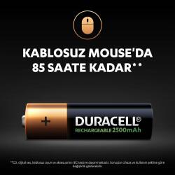 Duracell Şarj Edilebilir AA 2500mAh Piller, 2’li paket - 6