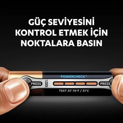 Duracell Ultra Alkalin AAA İnce Kalem Piller, 10'lu paket - 4