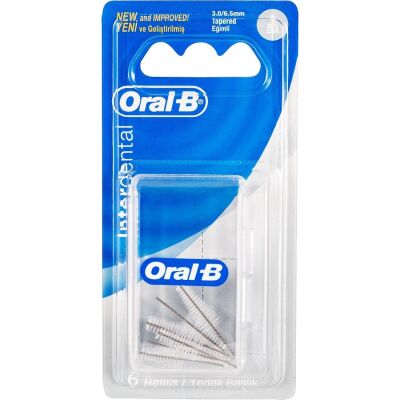 Oral-B Arayüz Diş Fırçası Yedeği Eğimli 6 Adet - 1