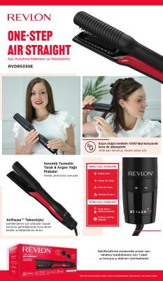 Revlon One Step Air Straight Saç Kurutma Makinesi ve Düzleştirici RVDR5330E - 9