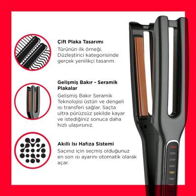 Revlon One Step Çift Plakalı Saç Düzleştirici RVST2204E - 4