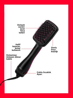 Revlon One Step Saç Kurutma Makinesi Ve Şekillendirici Fırça RVDR5212E2 - 5