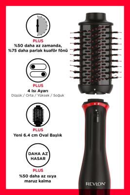 Revlon One Step Volumiser Plus Saç Kurutma Makinesi ve Şekillendirici RVDR5298E - 5