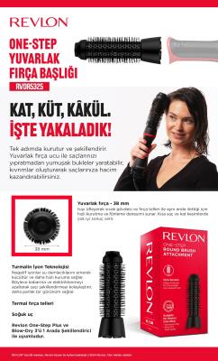 Revlon One Step Yuvarlak Fırça Başlığı RVDR5325 - 8