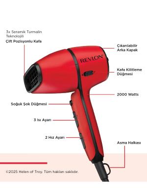 Revlon Airflow Control Style Twist Döner Başlıklı Saç Kurutma Makinesi 2000 Watt RVDR5320E - 4